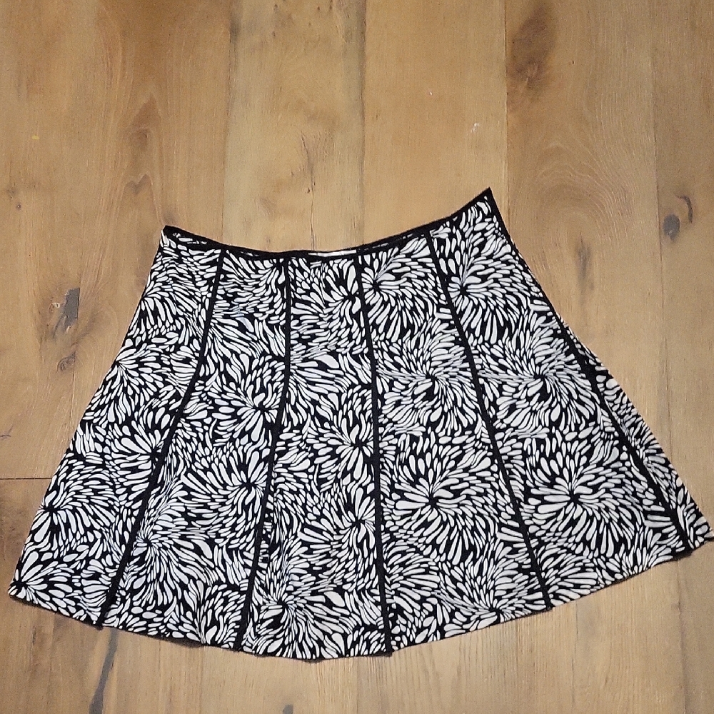 Nine West Black And White Skirt Plus Size 16